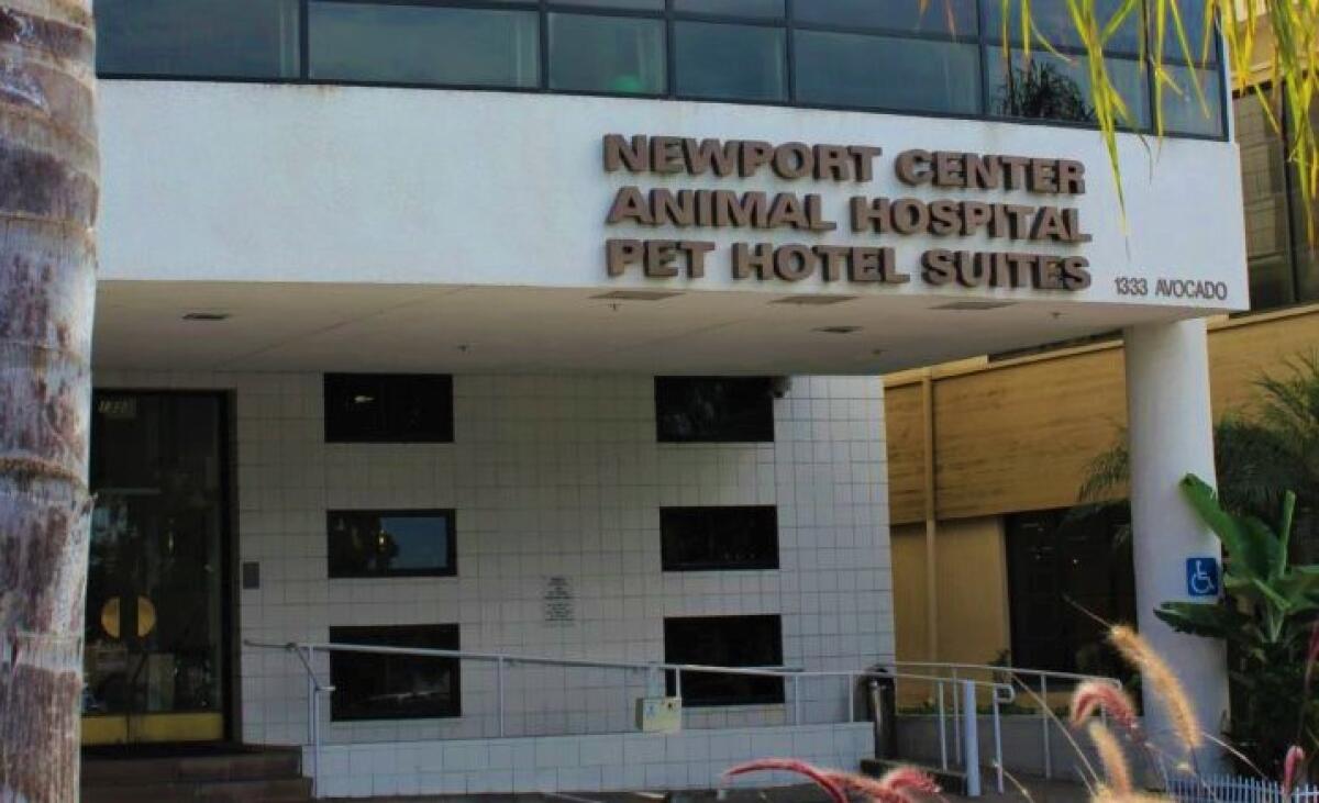 Newport Center Animal Hospital in Newport Beach offered vet services for Costa Mesa but recently ended its contract.