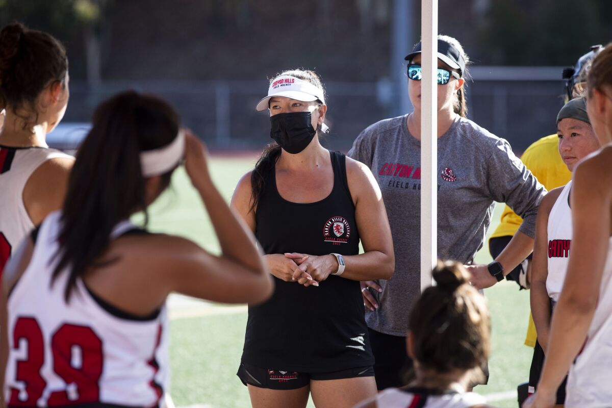 Canyon Hills head coach Kat Keivens has taken over for Laurie Berger, winner of 17 CIF titles.