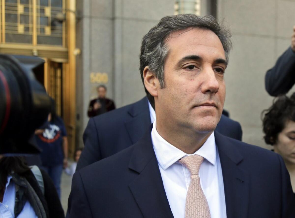Michael Cohen is listed on President Trump's financial disclosure form as the recipient of a reimbursement for unspecified "expenses."