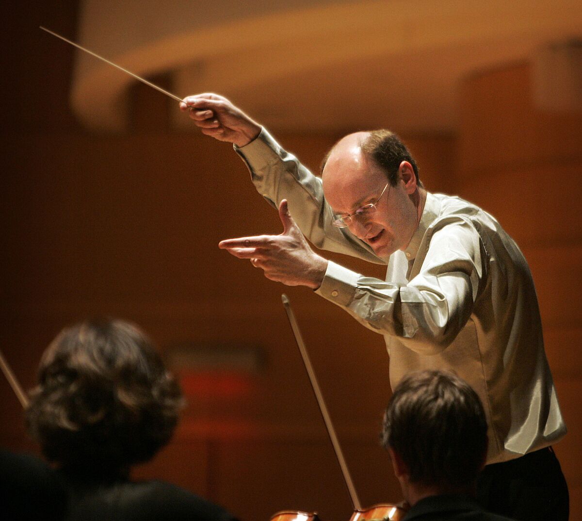 A file photo of conductor Andrew Manze.