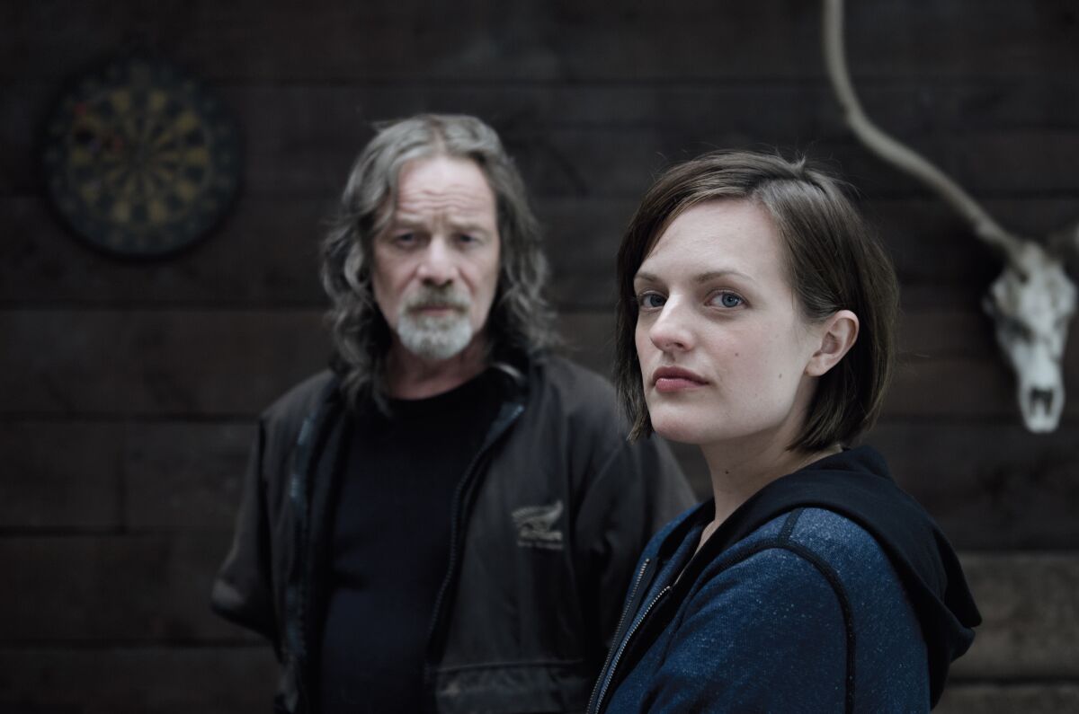 Peter Mullan and Elisabeth Moss in “Top of the Lake.”