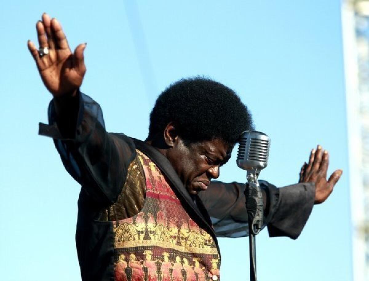 Charles Bradley performs on the first day of FYF Fest not far from downtown Los Angeles.