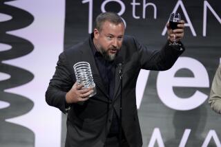 Vice Media CEO and cofounder Shane Smith appears onstage at the 2014 Webby Awards on Monday, May 19, 2014, in New York. (Photo by Andy Kropa/Invision/AP)