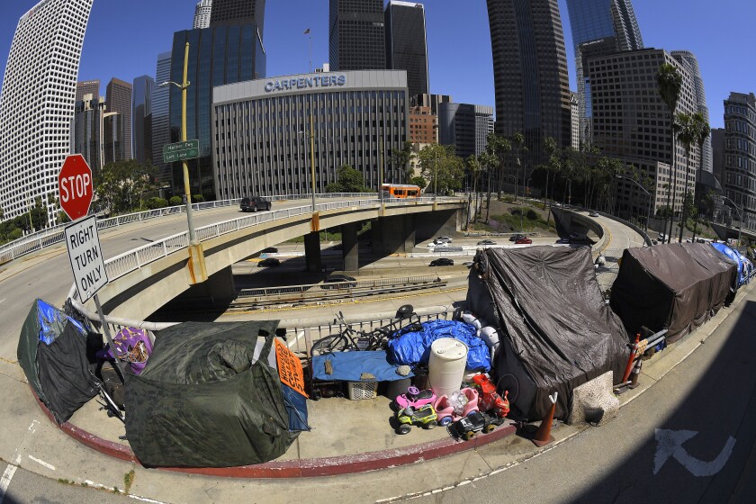 Virus Outbreak California Homeless
