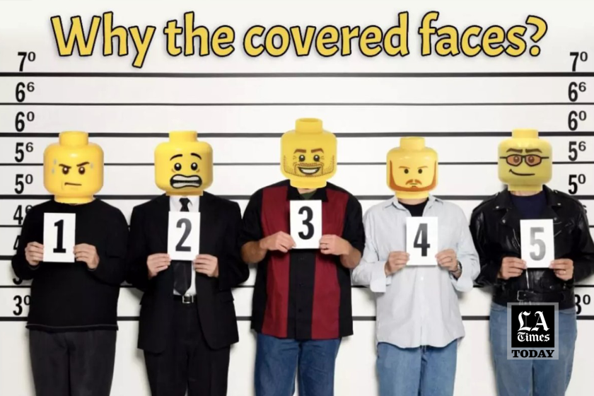 LA Times Today: Patt Says: SoCal police department swaps suspects' faces with Lego heads in mugshots