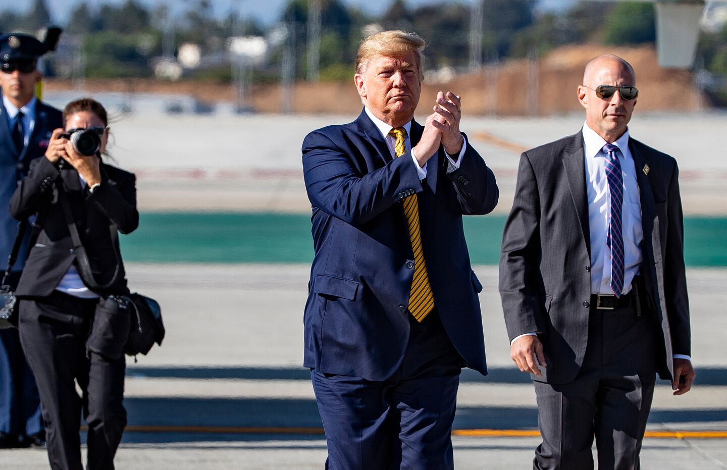 Trump visit to Southland