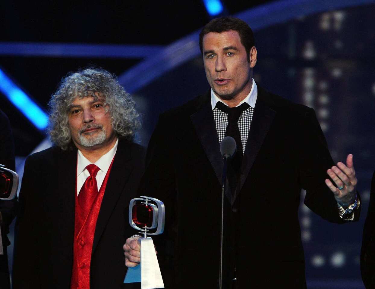 Hegyes (Juan Epstein) played Det. Manny Esposito on the 1980s TV show "Cagney and Lacey" and appeared in dozens of TV shows. He died Jan. 26, 2012. Above, he is pictured with John Travolta at a "Kotter" reunion in 2011.