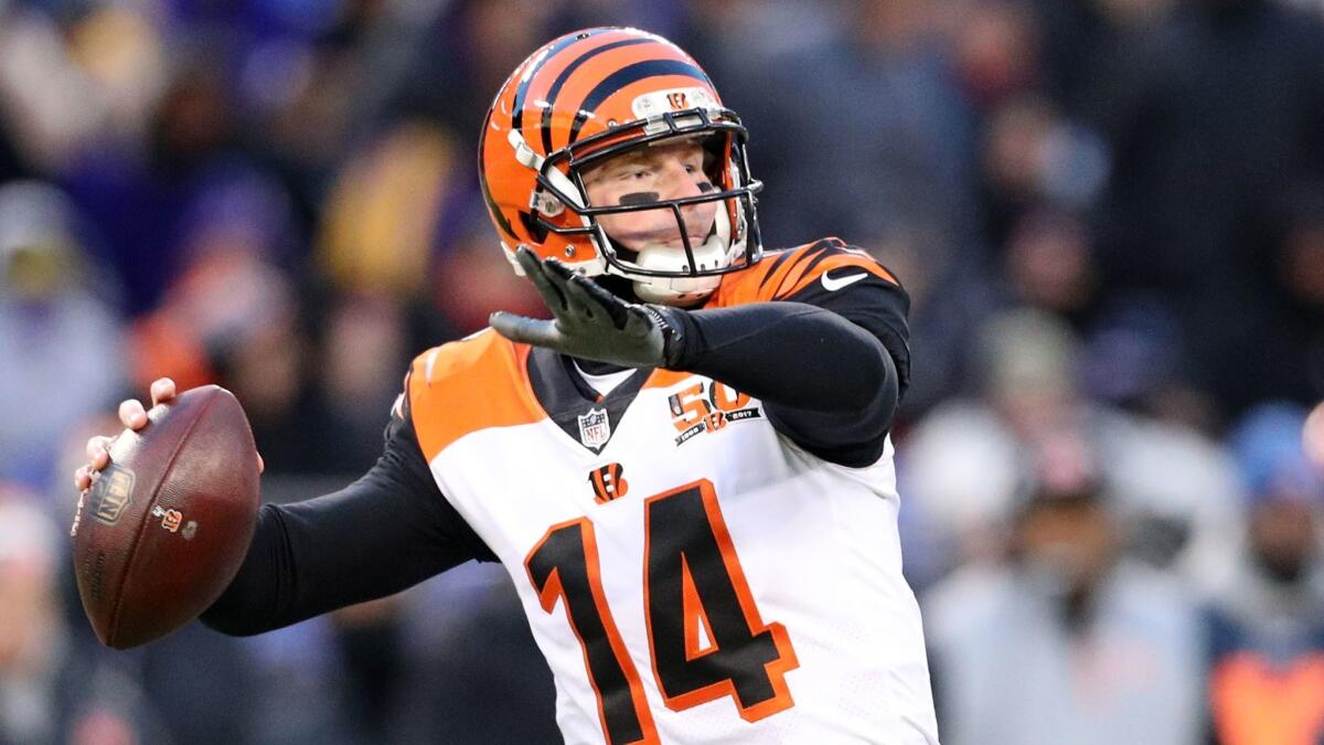 Cincinnati quarterback Andy Dalton suddenly has a lot of new fans in Buffalo after the Bengals' win over the Baltimore Ravens on Sunday allowed the Bills to make the NFL playoffs for the first time in 17 years.