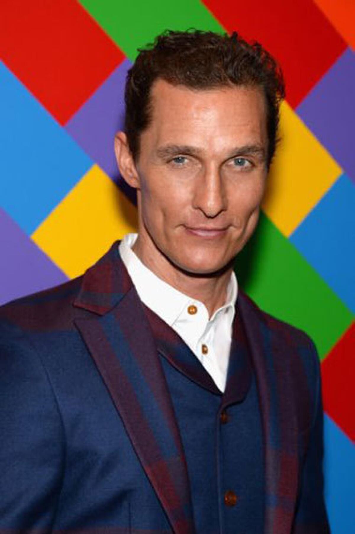 Matthew McConaughey's new clothing line will help benefit school programs.