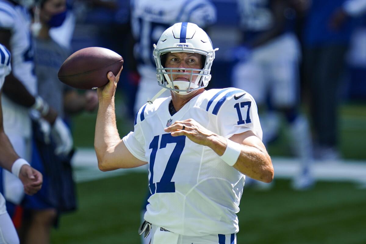 Indianapolis Colts quarterback Philip Rivers announced his