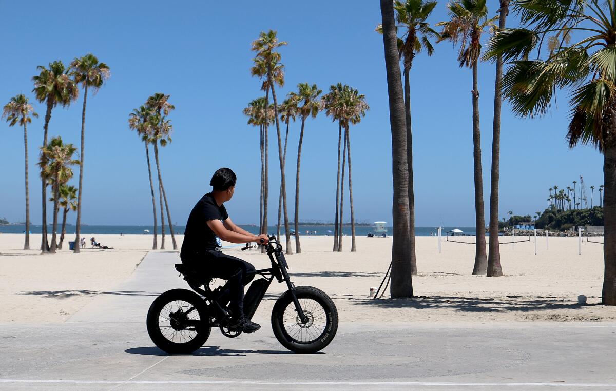 electric bicycle rider Riding'times 2400w Motor Gt73 Dirt Bike for Adults powerful torque E-bike injuries surging in California.