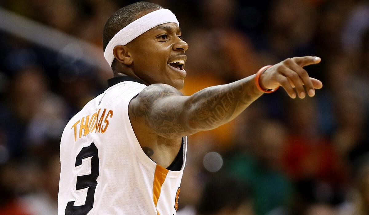 Phoenix Suns reserve point guard Isaiah Thomas is averaging a team-leading 17.4 points.