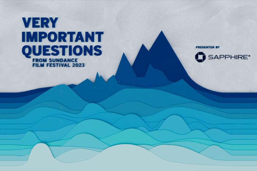 Sundance 2023 very important questions title card