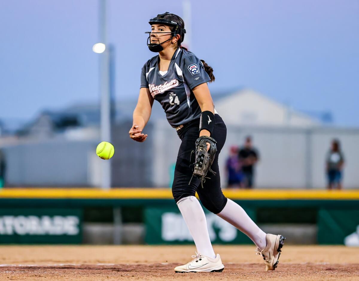 Gabriela Uribe launched the Westchester softball team for Little League World Series with a victory in the regional West.