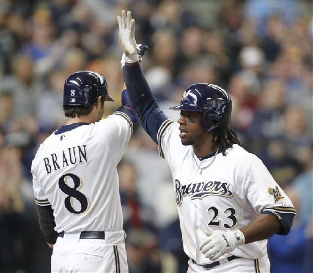 Brewers still winless, lose 2-1 to Braves - The San Diego Union-Tribune