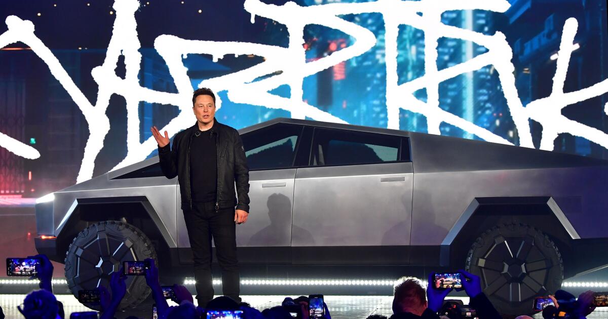 Elon Musk delivers first Tesla Cybertrucks, calling them ‘the most unique thing on the road’