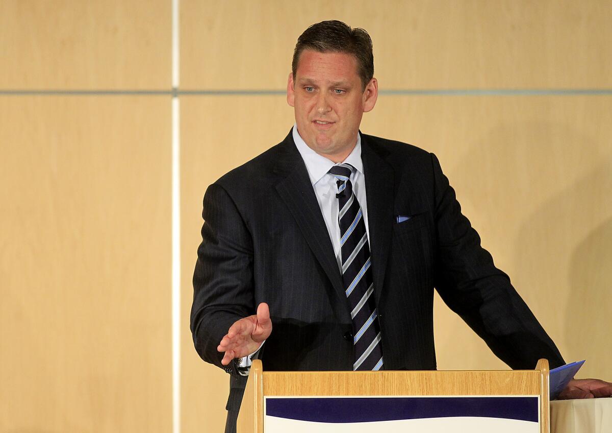 Former Republican state Sen. Tony Strickland at a 2012 debate.