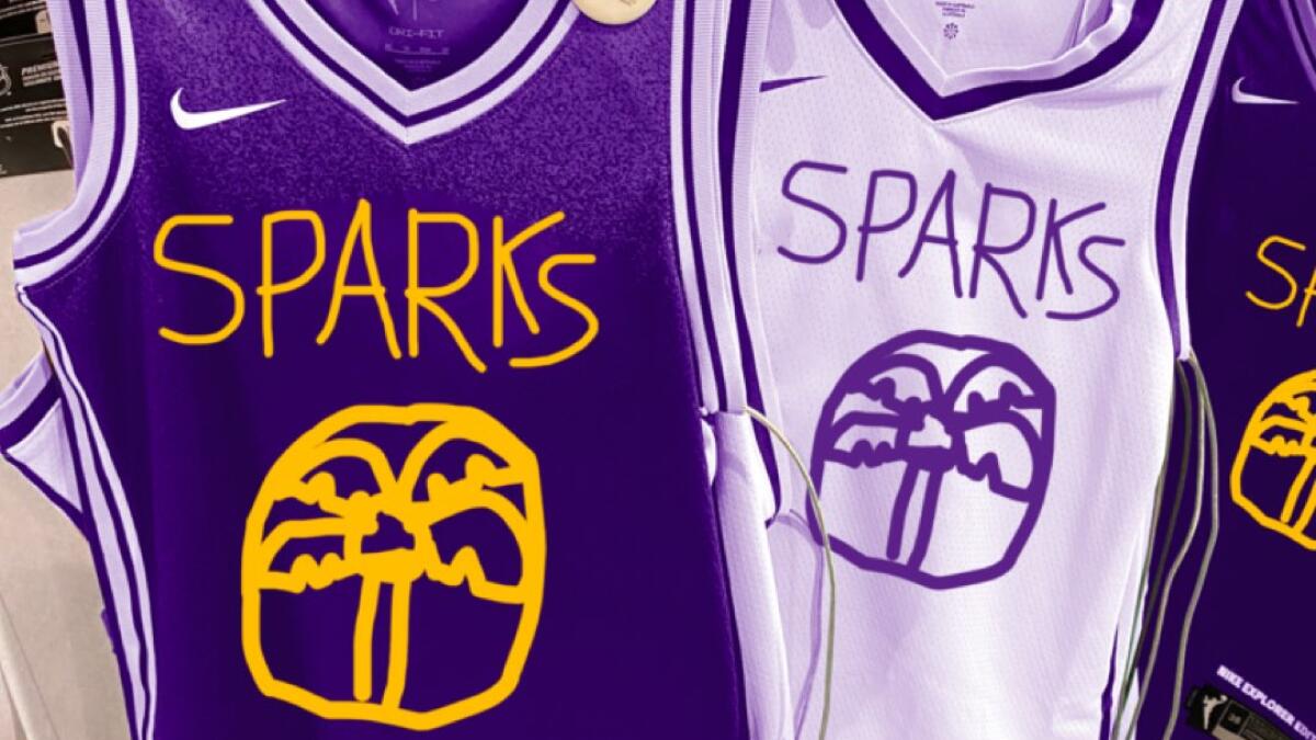 The new Sparks jerseys perfectly reflect Los Angeles - Silver