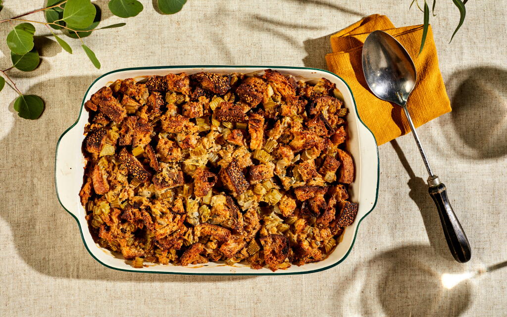 Sourdough and Herb Stuffing Recipe - Los Angeles Times