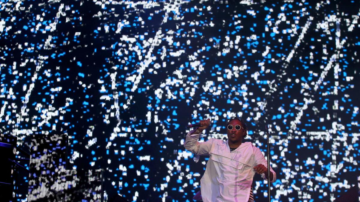 Future performs at the Coachella Valley Music and Arts Festival in Indio earlier this year.
