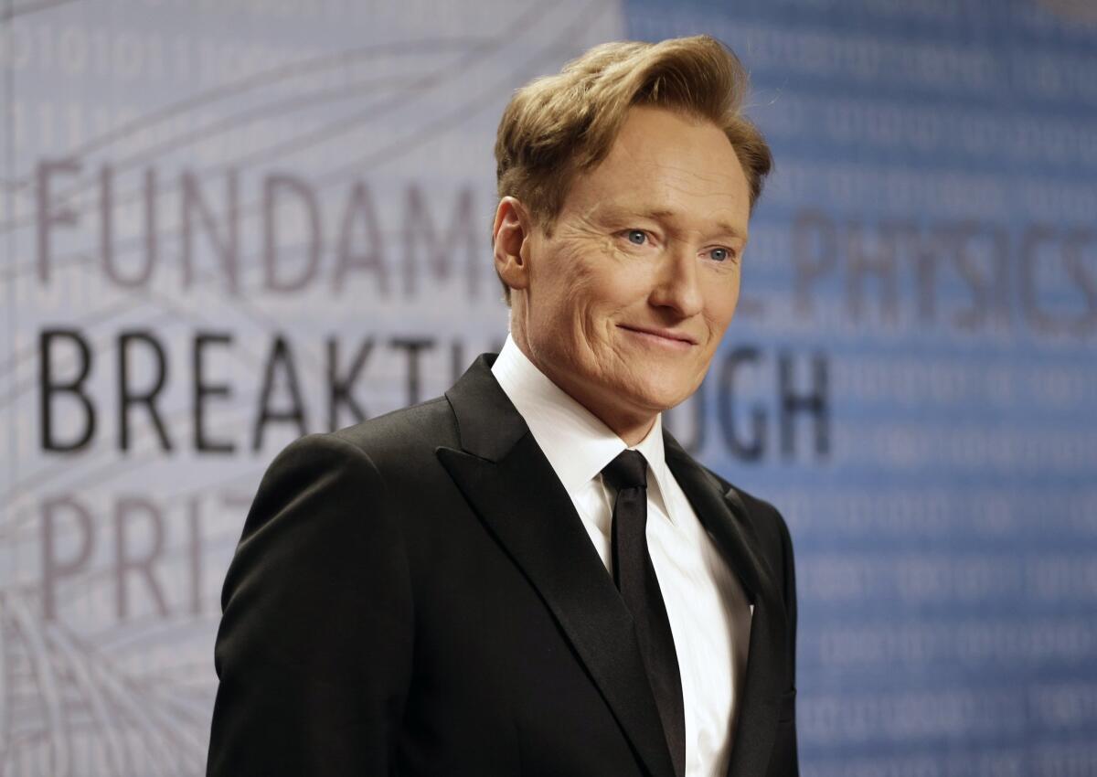 Talk-show host Conan O'Brien.