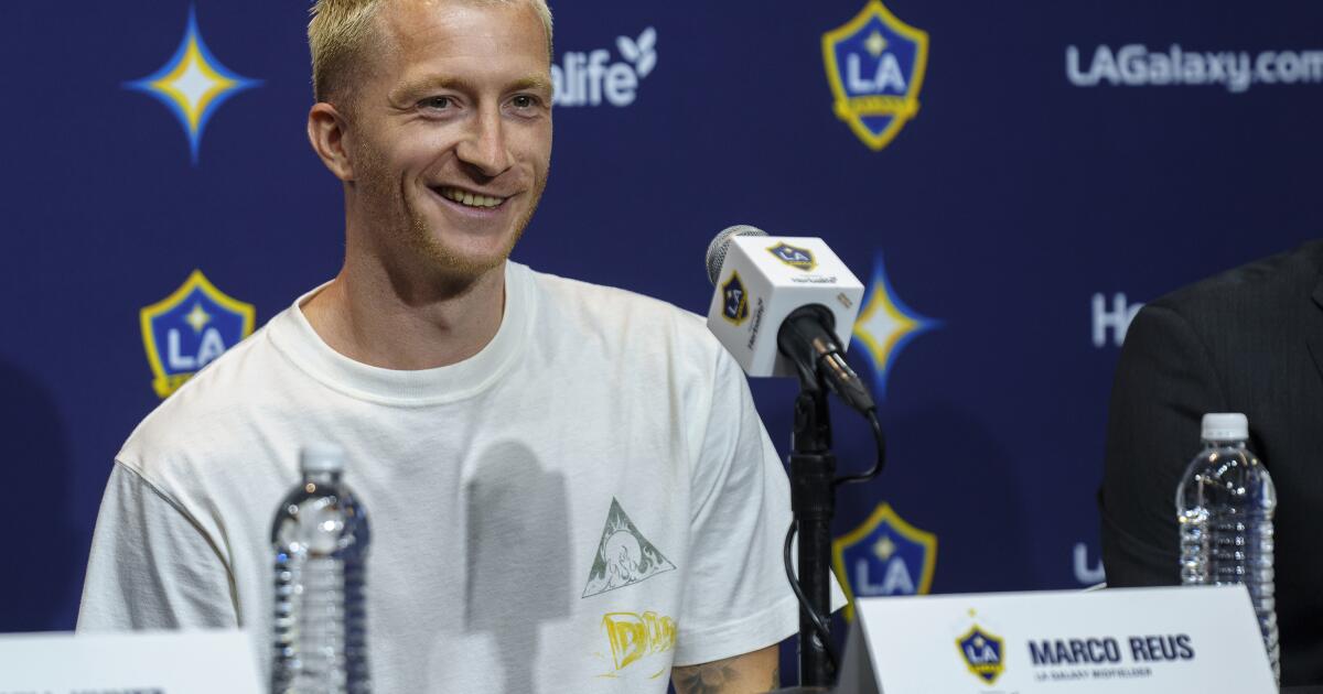 Alman yıldız Marco Reus, Galaxy'de çok yönlü bir rol oynamaya hazır olarak katılıyor