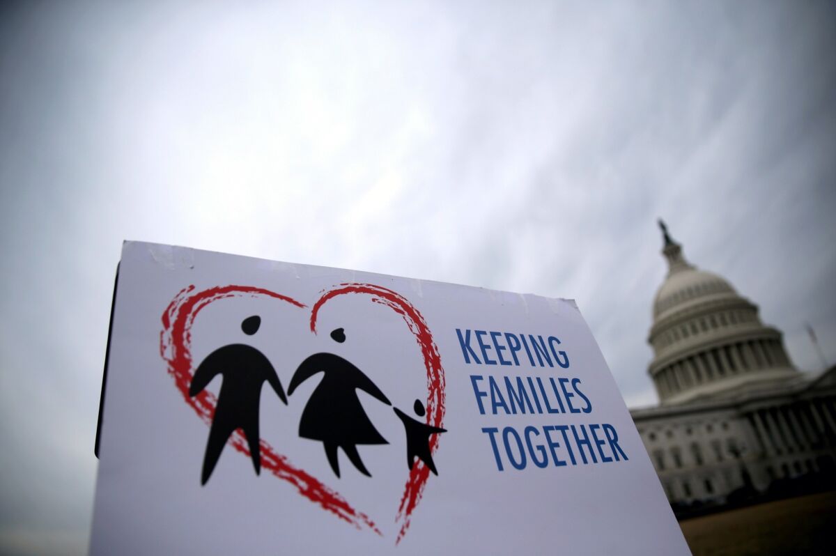 Immigration reform activists argued their point in Washington this week.