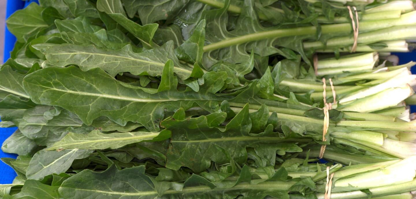 White Bean and Ham Soup With Dandelion Greens