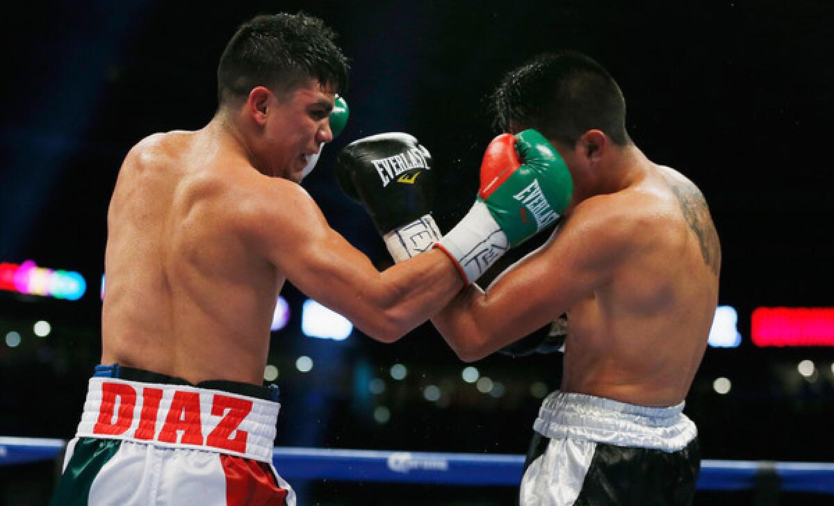 Joseph Diaz Jr., shown during a bout May 9, 2015, in Houston.