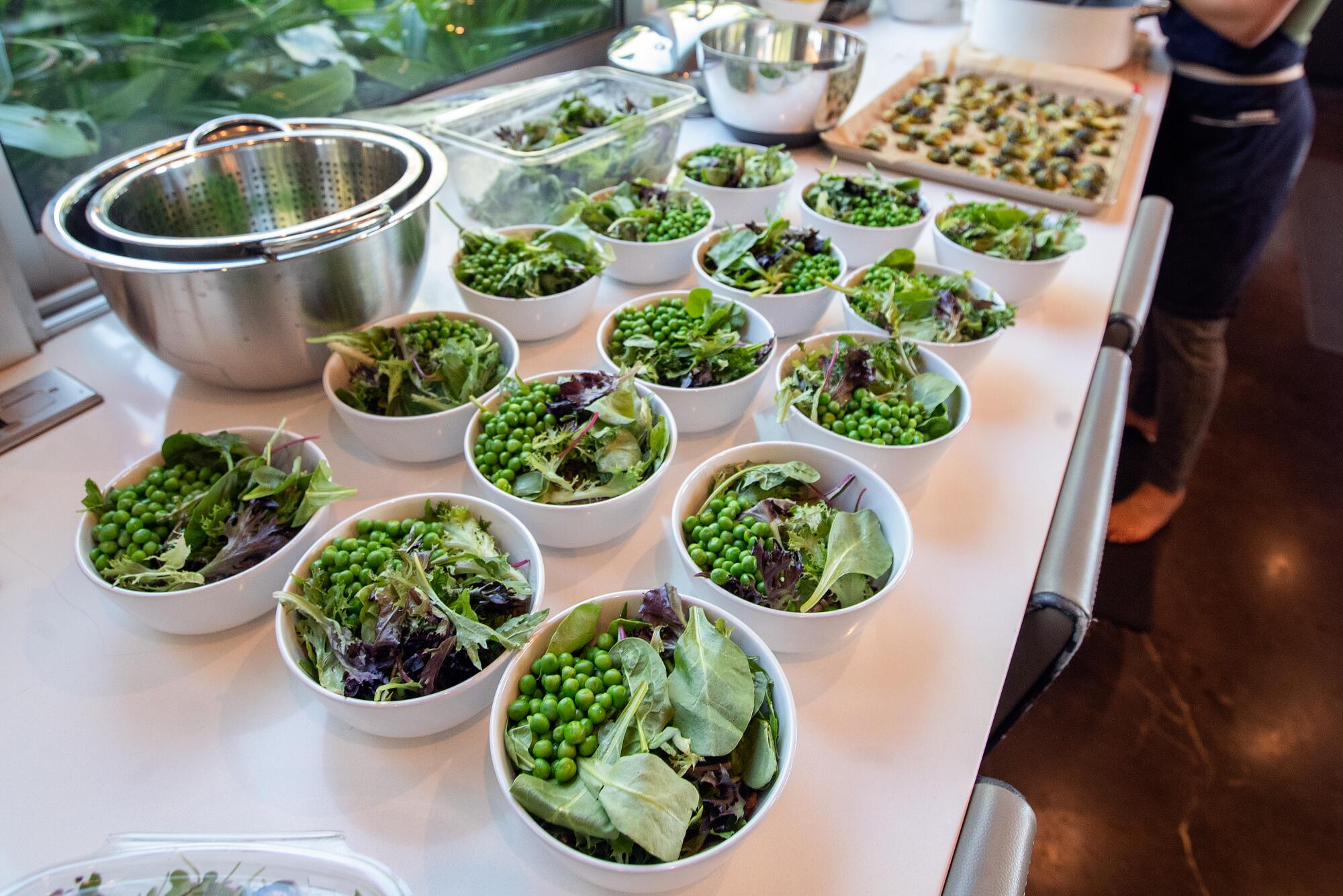 Chef Drea Anoka's green goddess nourish bowls.