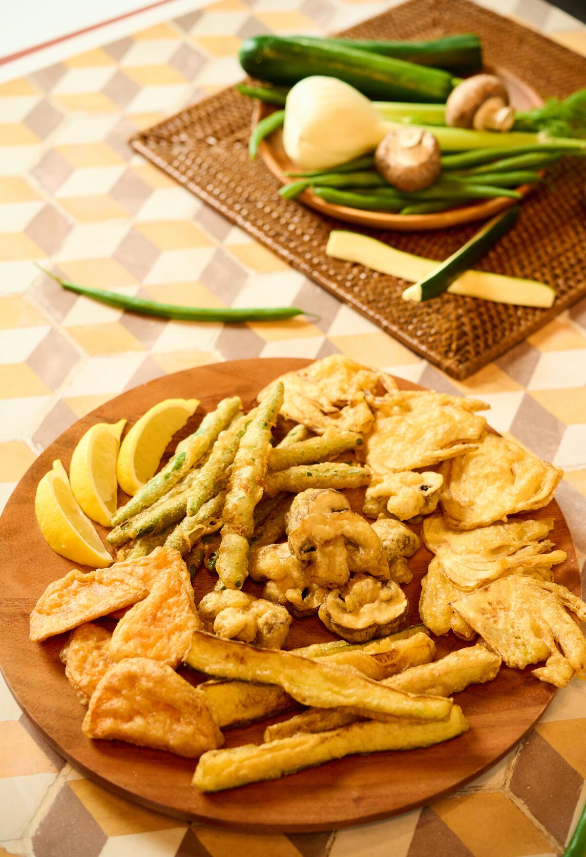 Pezzetti fritti (or "fried pieces"), mixed fried vegetables.