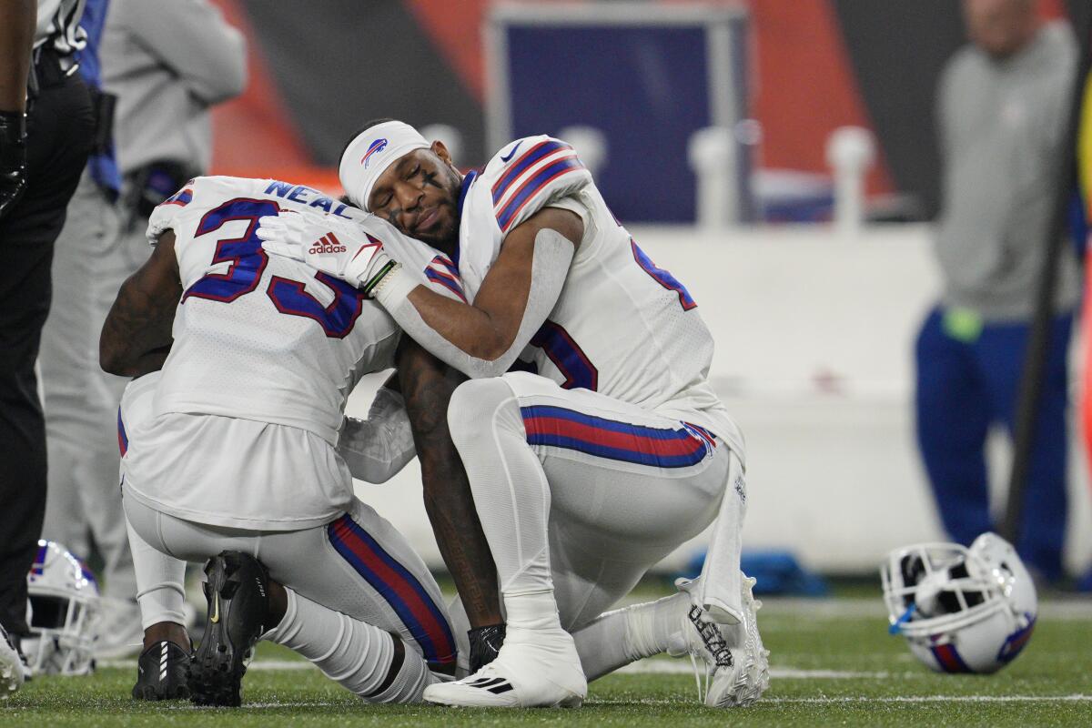 Bills-Bengals game postponed after Damar Hamlin's cardiac arrest won't be  made up, NFL says