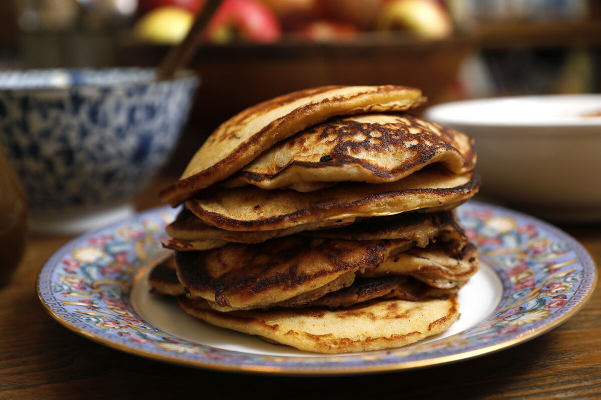 Whole wheat pancakes stack up better than white flour pancakes, as tested by America's Test Kitchen.