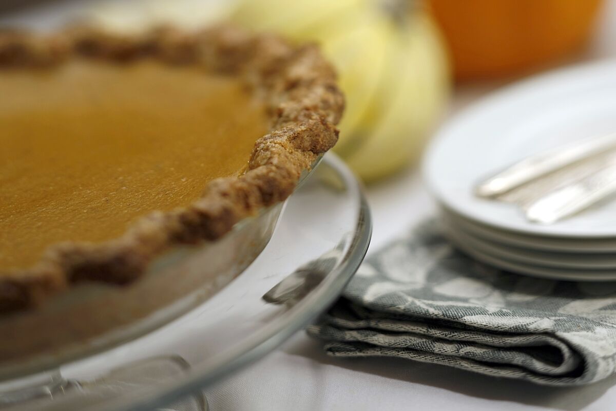 Recipe: Pumpkin pie with bacon and bourbon crust