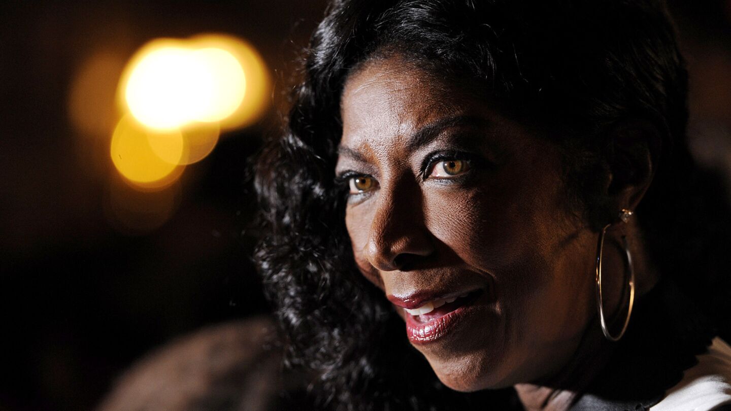 Natalie Cole is interviewed after being nominated for a Latin Grammy in September 2013.