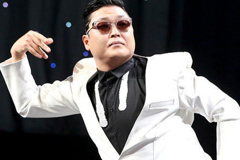 Singer Psy performs onstage during KIIS FM's 2012 Jingle Ball.