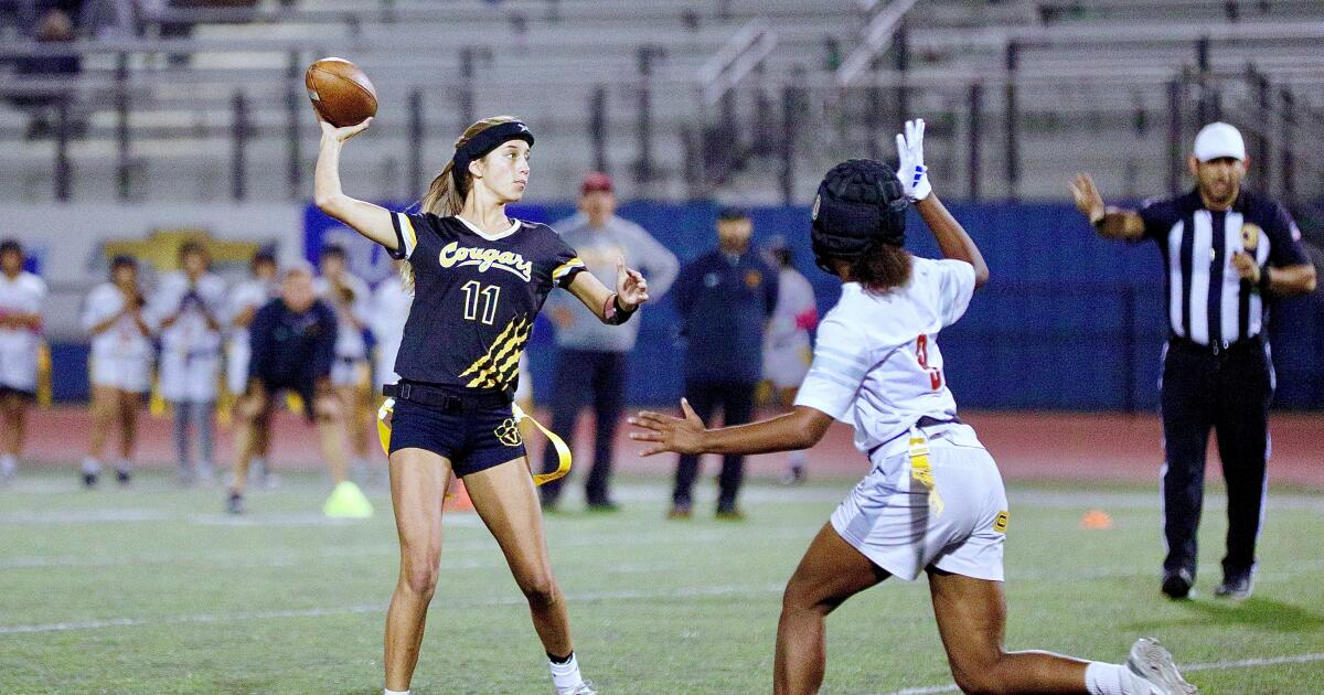 Dominant Ventura flag football quarterback Ava Ortman driven to see her team shine