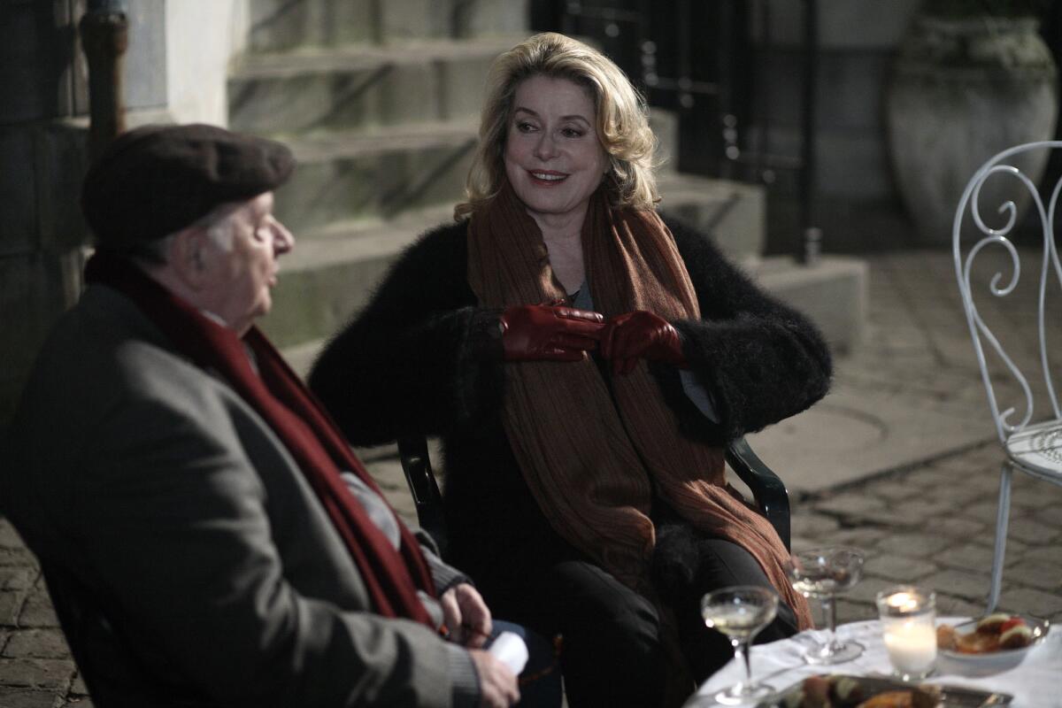 Jean–Paul Roussillon, left, as Abel and Catherine Deneuve as Junon in "A Christmas Tale."
