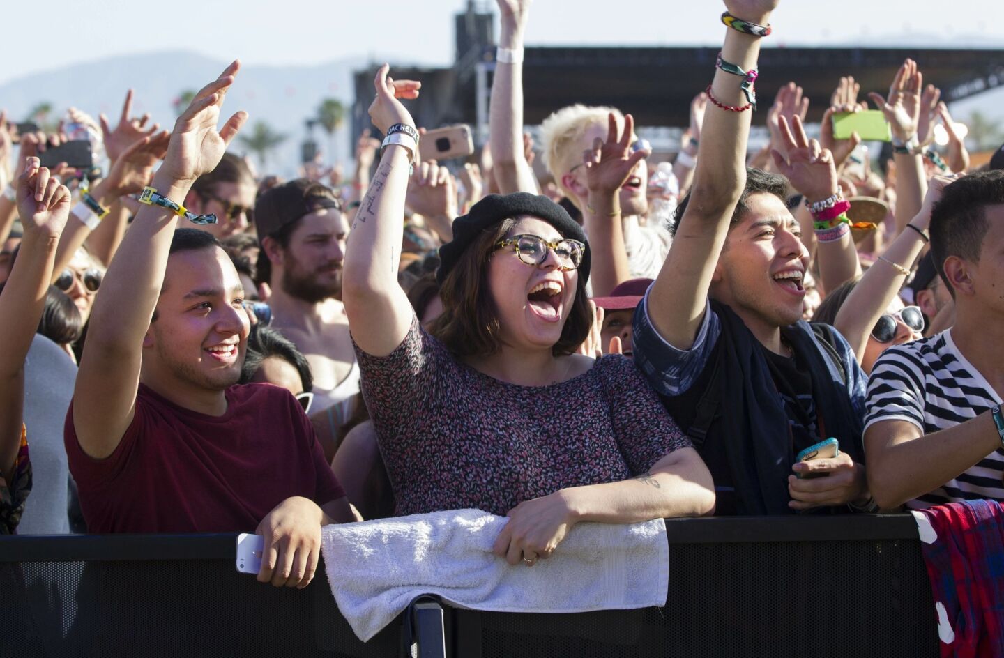 The 2015 Coachella Valley Music and Arts Festival gets underway. Fans go wild during the .Azealia Banks set on the Coachella Stage Friday.