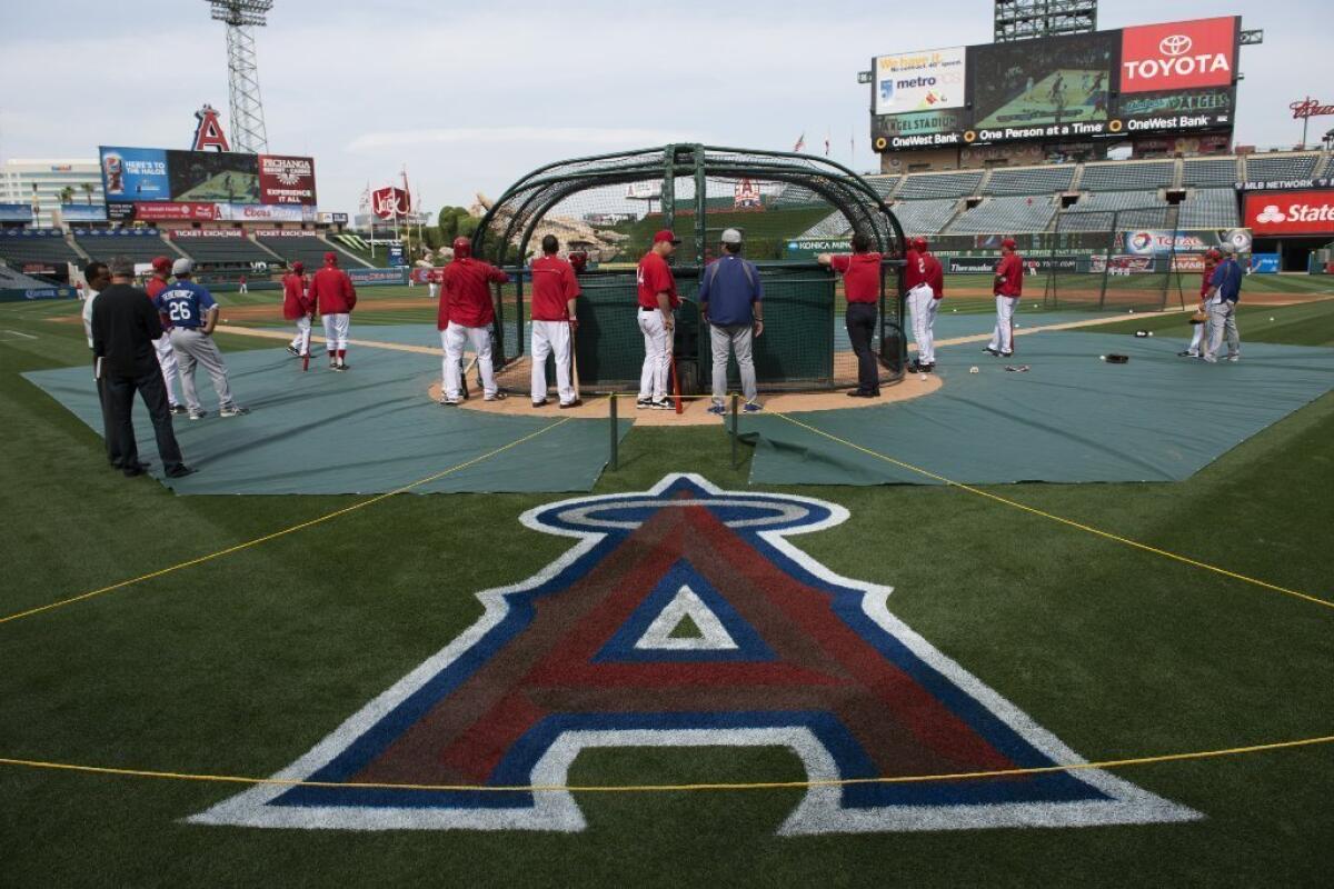 No, the fences have not been moved in at Angel Stadium.