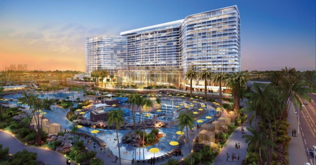 Renderings of the billion-dollar hotel and convention center slated for the Chula Vista Bayfront. Port of San Diego