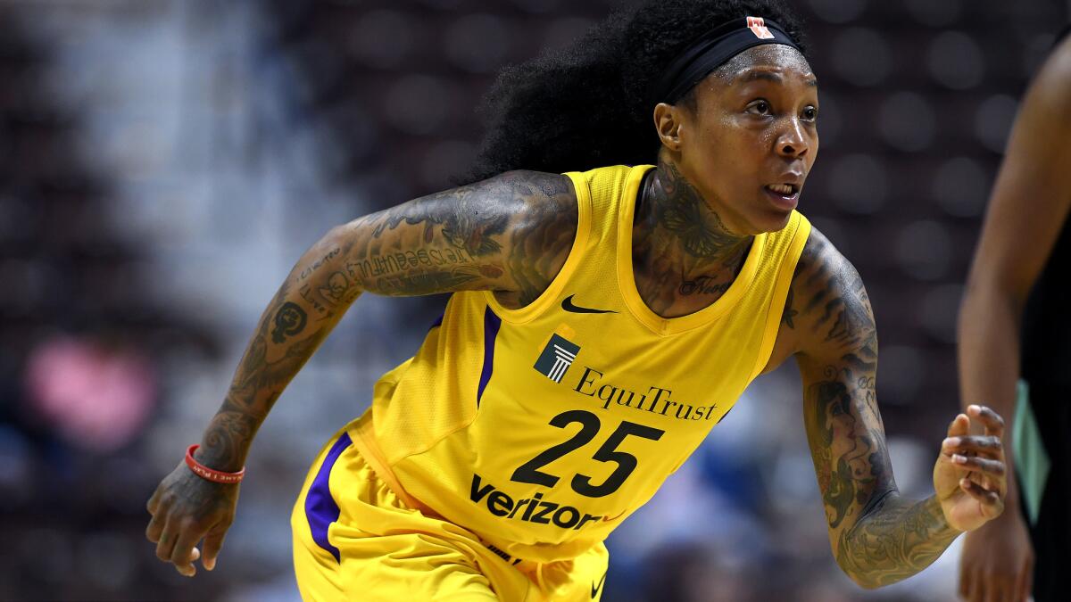 The Sparks brought in veteran Cappie Pondexter to provide depth this season.