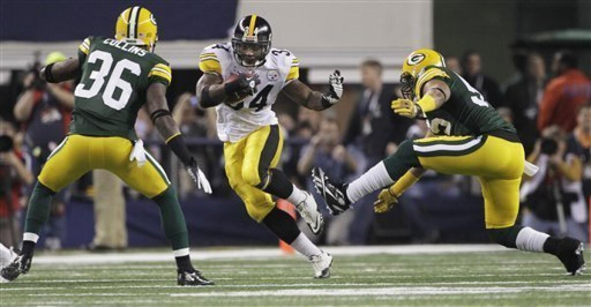 Packers win Super Bowl, beat Steelers 31-25 - The San Diego Union-Tribune