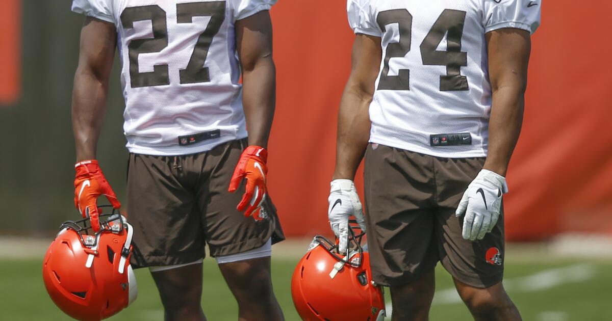 2 of a kind: Chubb, Hunt give Browns powerful backfield - The San