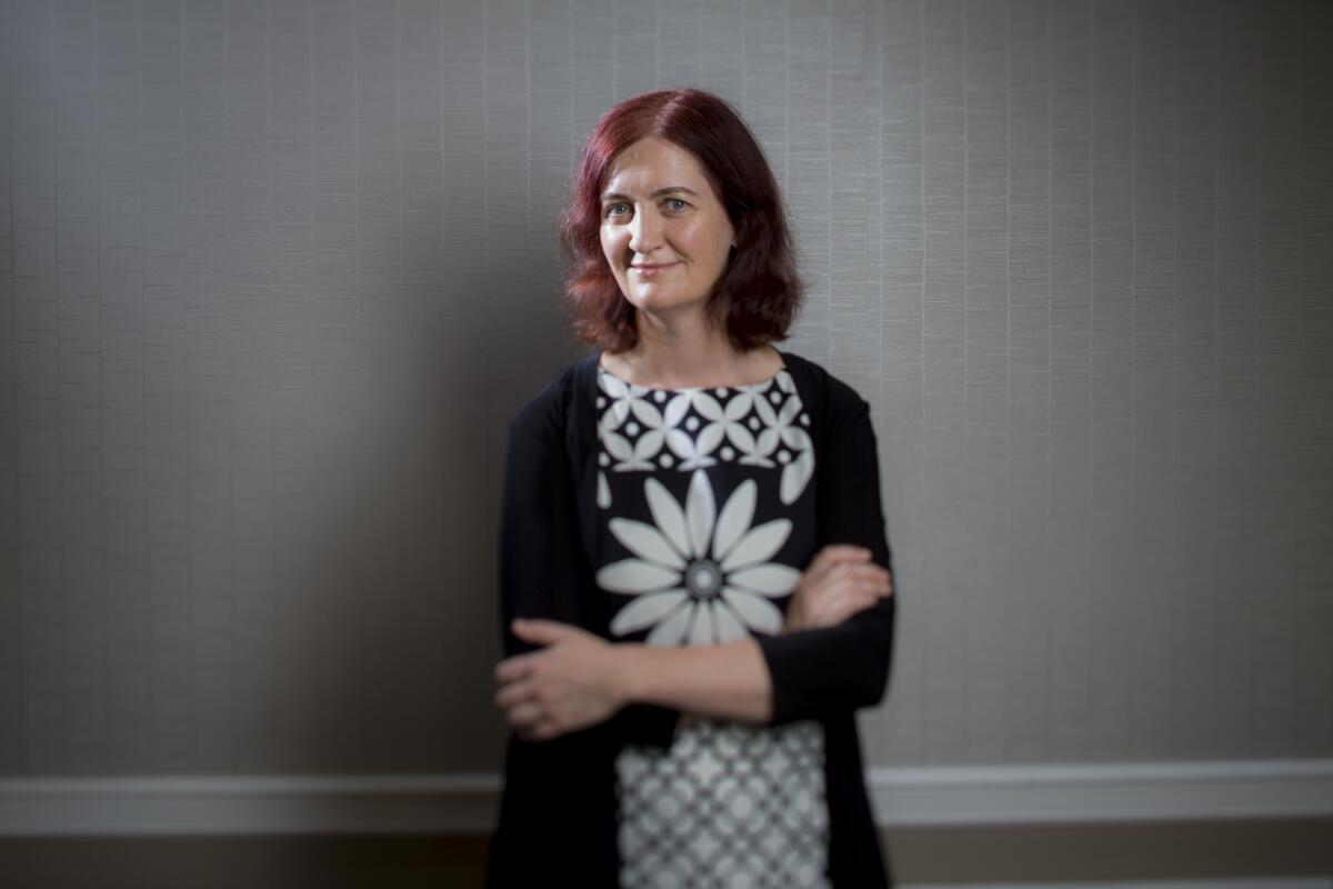 Emma Donoghue is nominated for best screenplay for "Room."