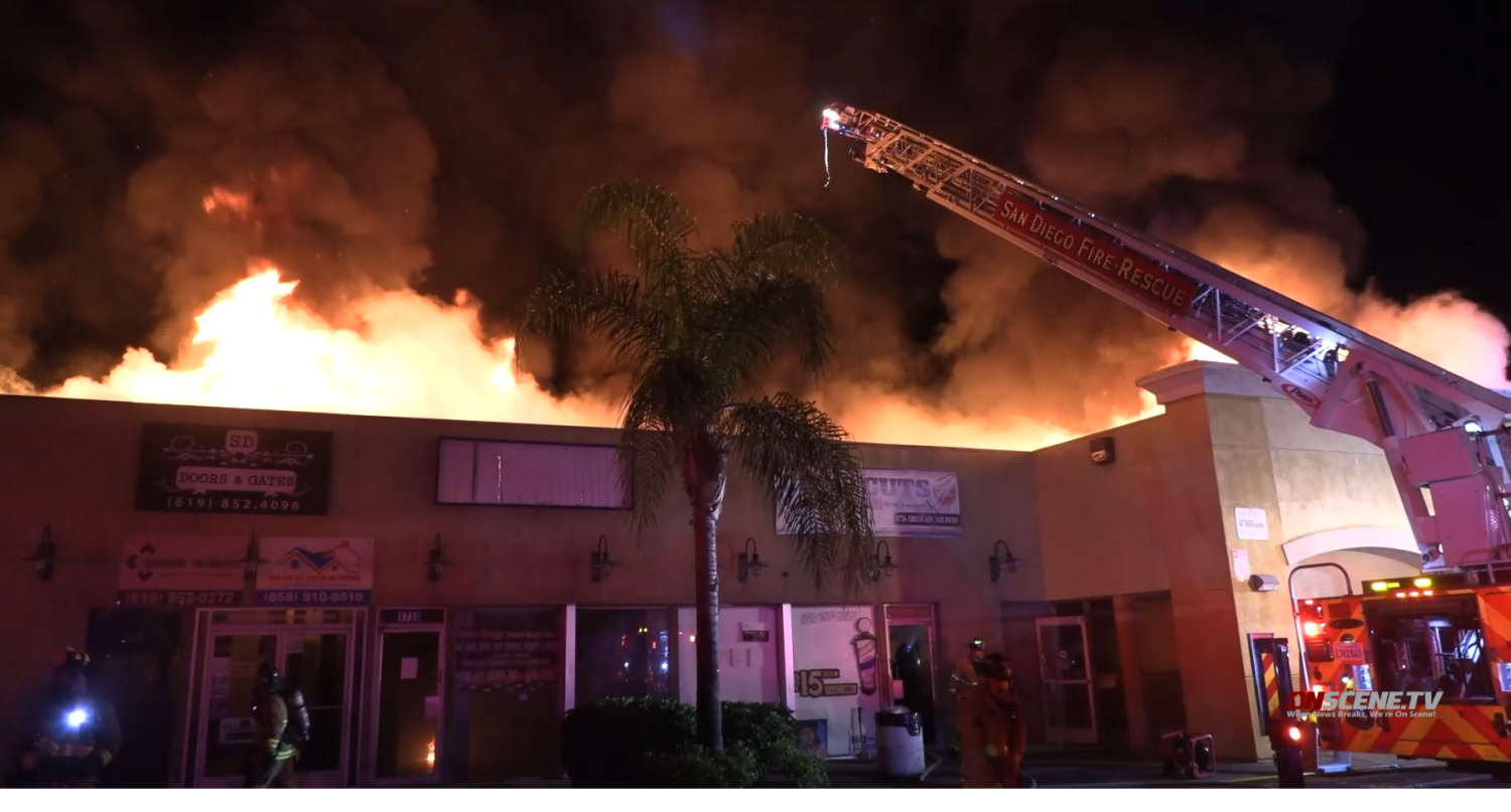 3-alarm fire extensively damages strip mall in Ridgeview/Webster area