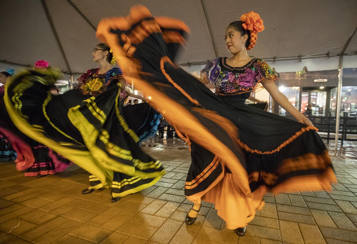 Dancers perform at the Boca de Oro Festival in Santa Ana in 2019.