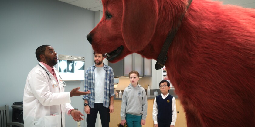 Clifford the Big Red Dog' review: Giant canine gets his close-up - Los  Angeles Times