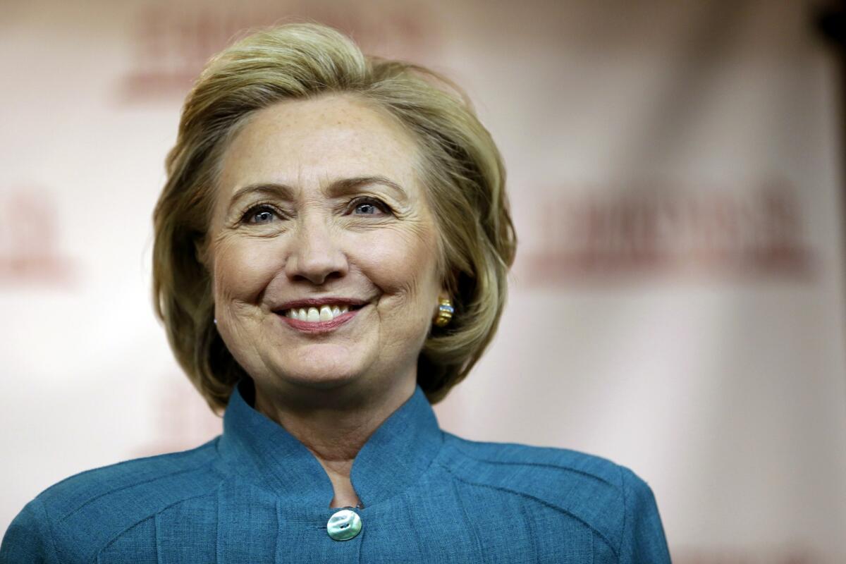 Hillary Rodham Clinton, the overwhelming front-runner for the 2016 Democratic presidential nomination, had been criticized for failing to weigh in on the events in Ferguson.