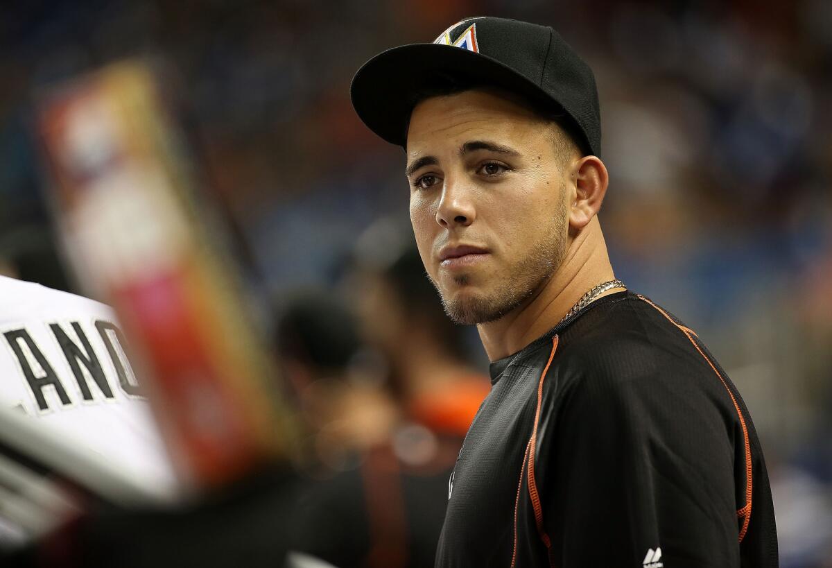 Miami Marlins pitcher Jose Fernandez died in a boating accident on Sept. 25.